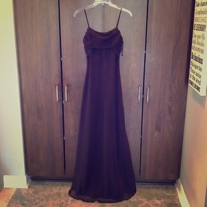 NWT Plum Organza Michelangelo Dress. Medium